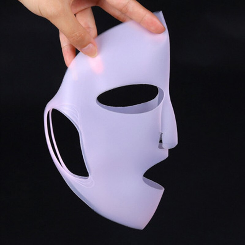 Silicone Face Mask for the Face Sheet Mask Anti-off Mask Ear Fixed Prevent Essence Evaporating Reusable Face Mask Skin Care Tool