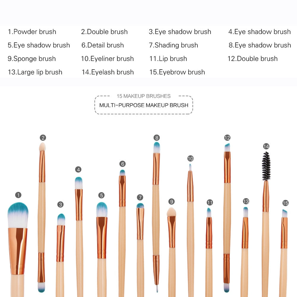 MAANGE Makeup Brushes Set Eye Shadow Foundation Powder Eyeliner Eyelash Cosmetict Makeup for Face Make Up Brush Tools