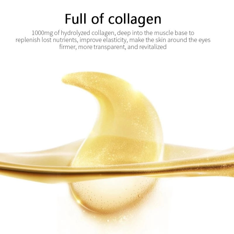60Pcs Hydrating Moisturizing Eye Mask Dilution Dark Circle Eye Patches Anti-Aging Anti-Wrinkles Collagen Korean Cosmetics TSLM1