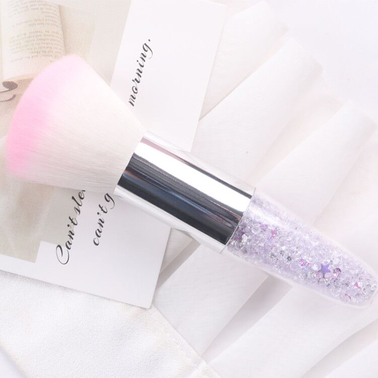 TSZS Popular Round Small Flower Nails Brush Nail Paint Gel Dust Cleaning Brushes Make Up Brush Nail Art Manicure Tool