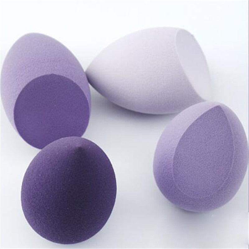 4pcs Makeup Blender Cosmetic Puff Makeup Sponge with Storage Box Foundation Powder Sponge Beauty Tool Women Make Up Accessories
