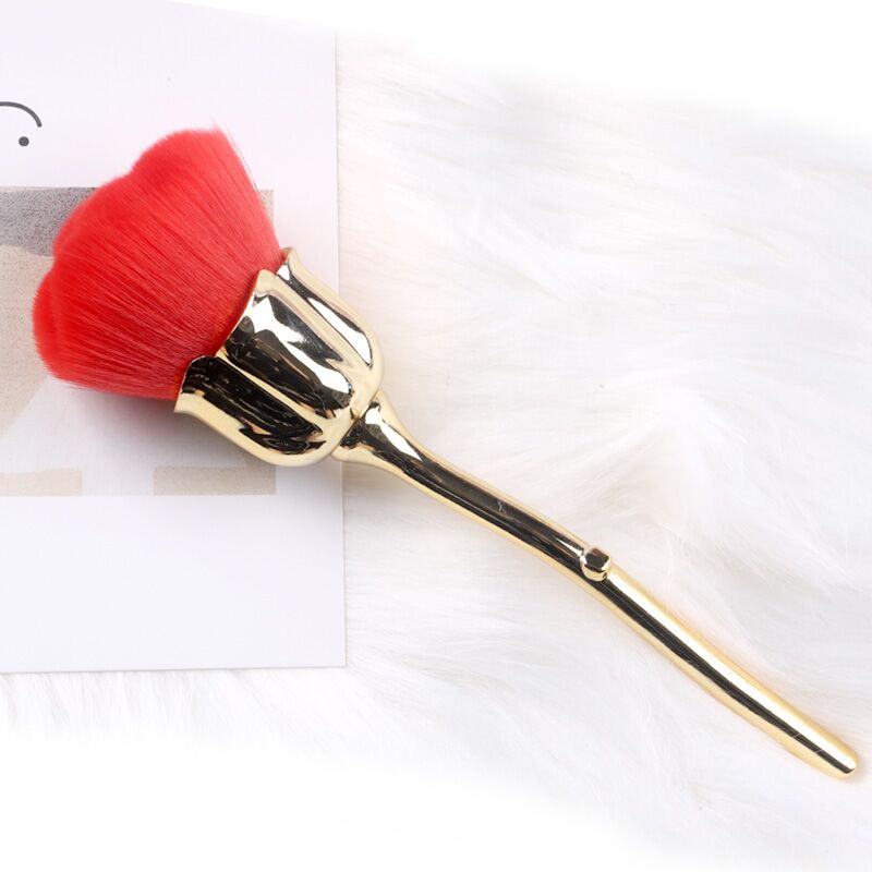 TSZS Popular Round Small Flower Nails Brush Nail Paint Gel Dust Cleaning Brushes Make Up Brush Nail Art Manicure Tool