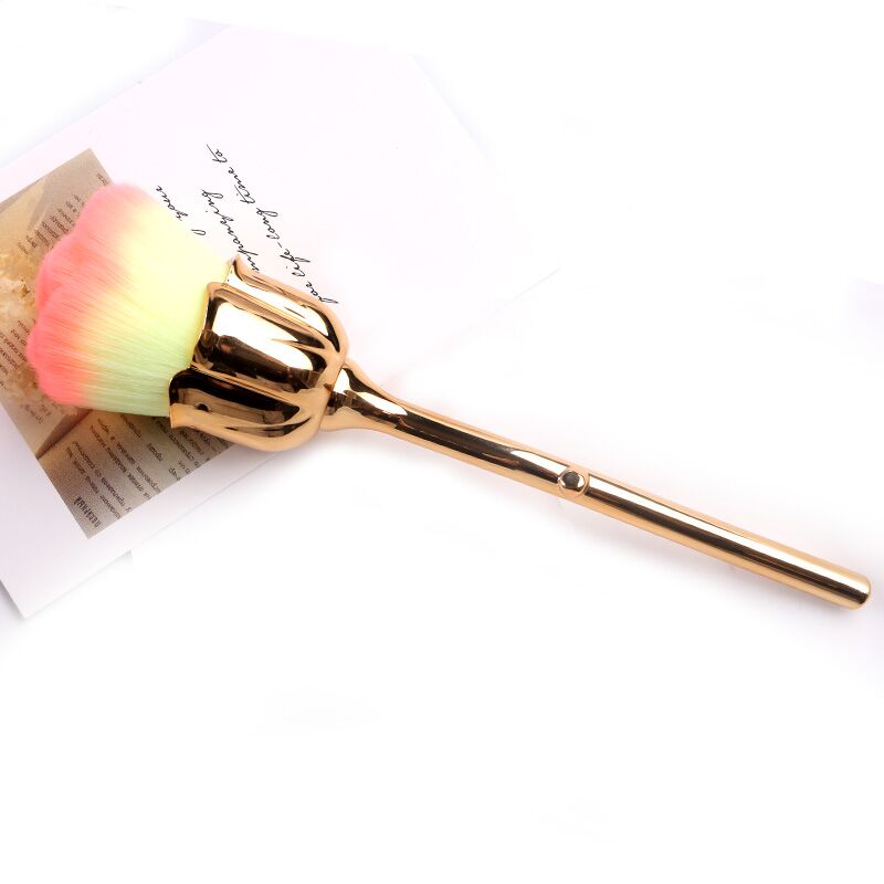 TSZS Popular Round Small Flower Nails Brush Nail Paint Gel Dust Cleaning Brushes Make Up Brush Nail Art Manicure Tool