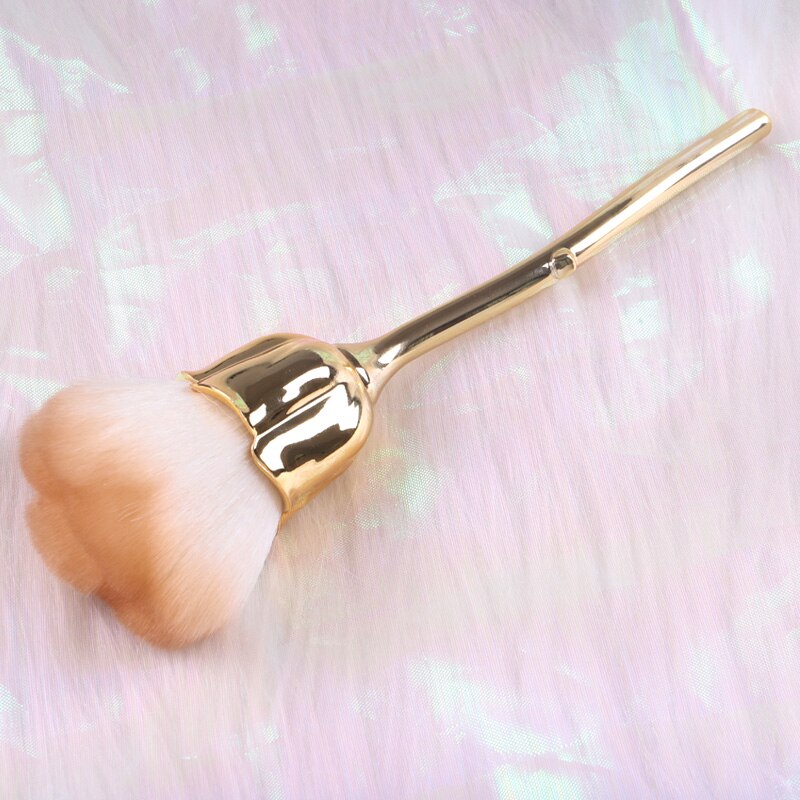 TSZS Popular Round Small Flower Nails Brush Nail Paint Gel Dust Cleaning Brushes Make Up Brush Nail Art Manicure Tool