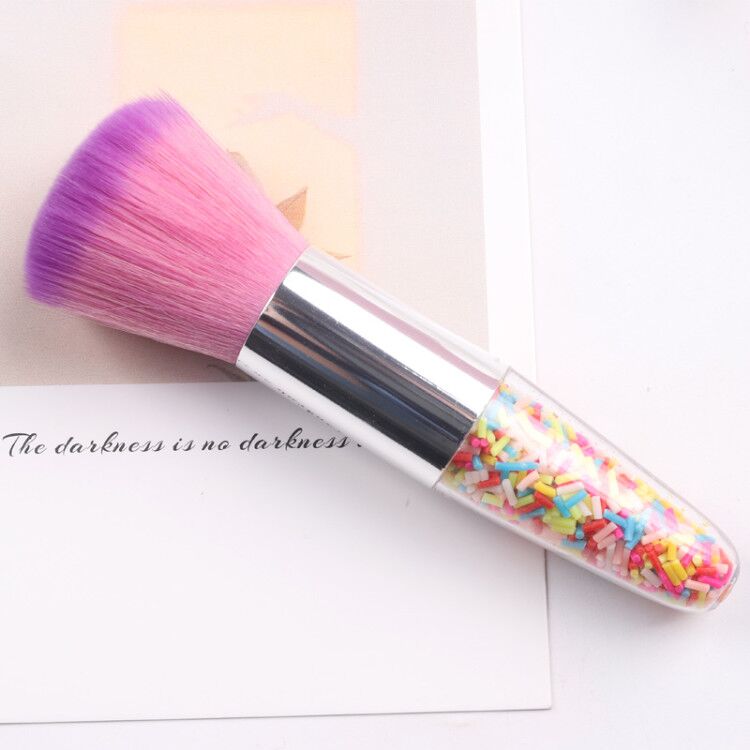 TSZS Popular Round Small Flower Nails Brush Nail Paint Gel Dust Cleaning Brushes Make Up Brush Nail Art Manicure Tool