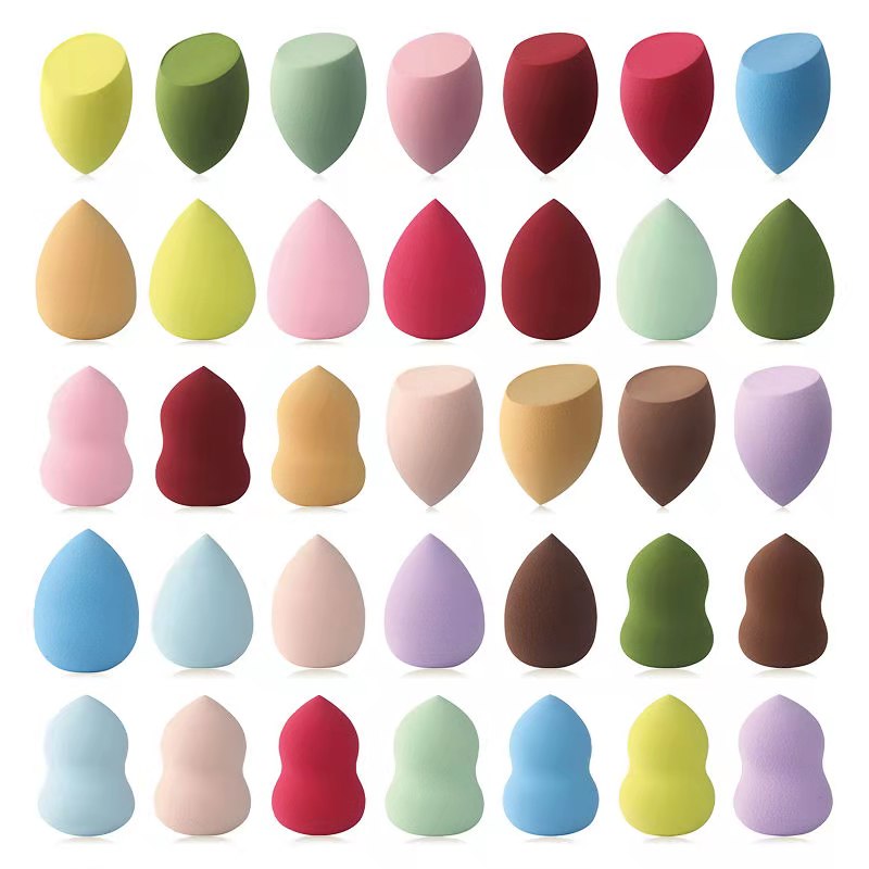 1Pc Cosmetic Puff Powder Smooth Women's Makeup Foundation Sponge Beauty Make Up Tools &amp; Accessories Water Drop Blending Shape