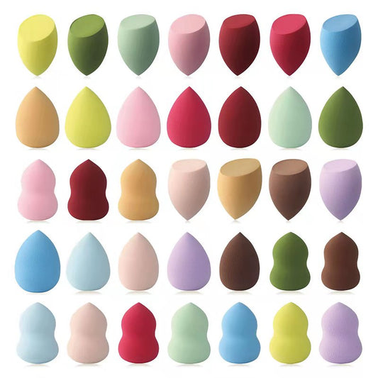 1Pc Cosmetic Puff Powder Smooth Women's Makeup Foundation Sponge Beauty Make Up Tools &amp; Accessories Water Drop Blending Shape