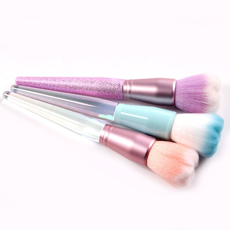 TSZS Popular Round Small Flower Nails Brush Nail Paint Gel Dust Cleaning Brushes Make Up Brush Nail Art Manicure Tool