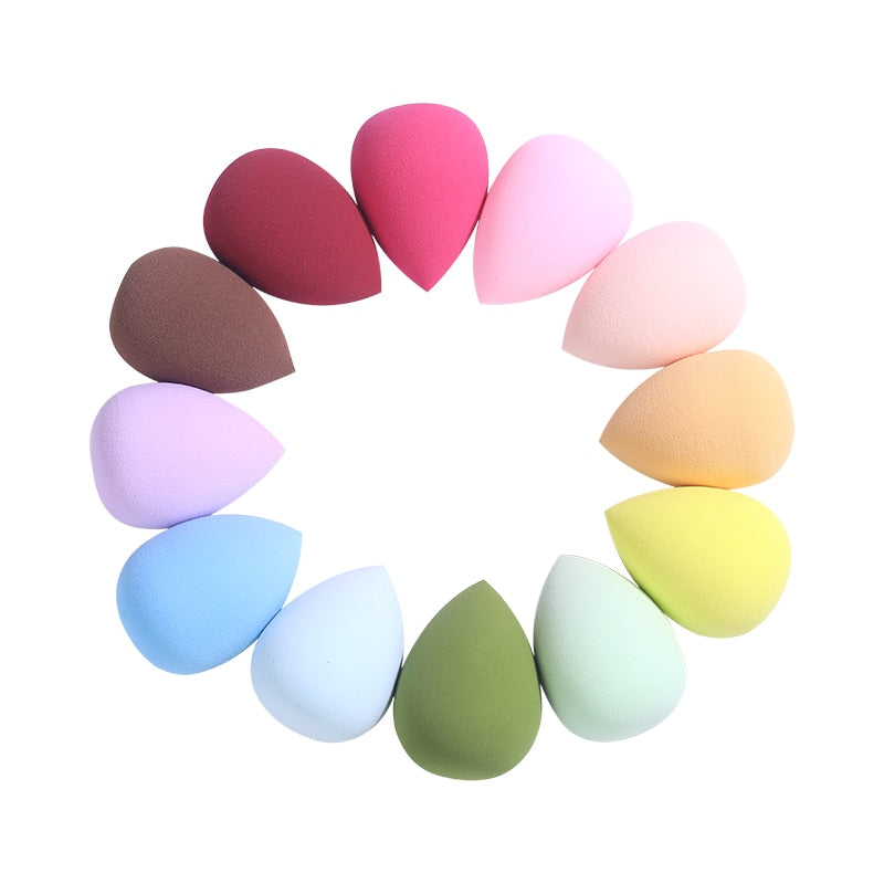 1Pc Cosmetic Puff Powder Smooth Women's Makeup Foundation Sponge Beauty Make Up Tools &amp; Accessories Water Drop Blending Shape
