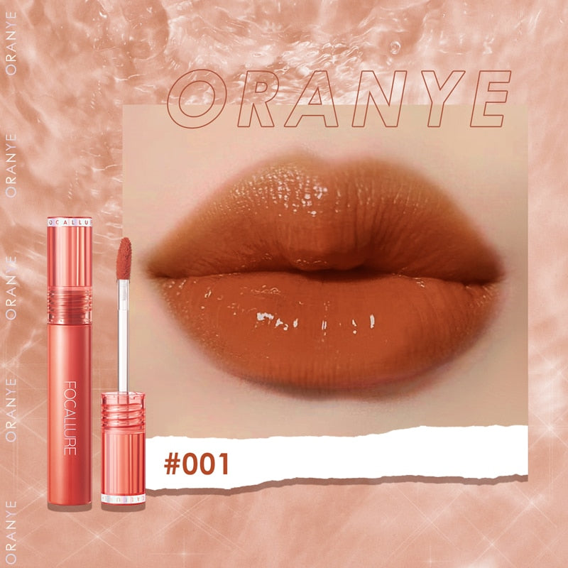 FOCALLURE Shiny Nourish Lipgloss 17 Colors Long-Lasting Glossy Lipstick Waterproof Non-Stick Cup Moisturizing Lip Cosmetic