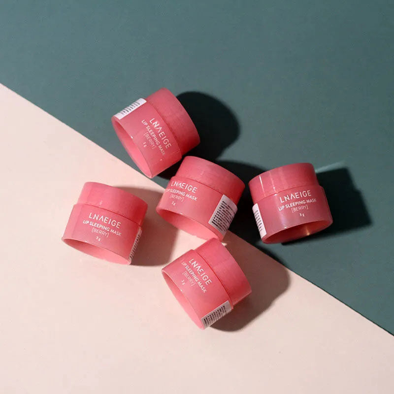 South Korea Lip Mask Lip Sleep Mask Night Sleeping Maintenance Moisturizing Lip Gloss Bleach Cream Lip Balm Strawberry 3g