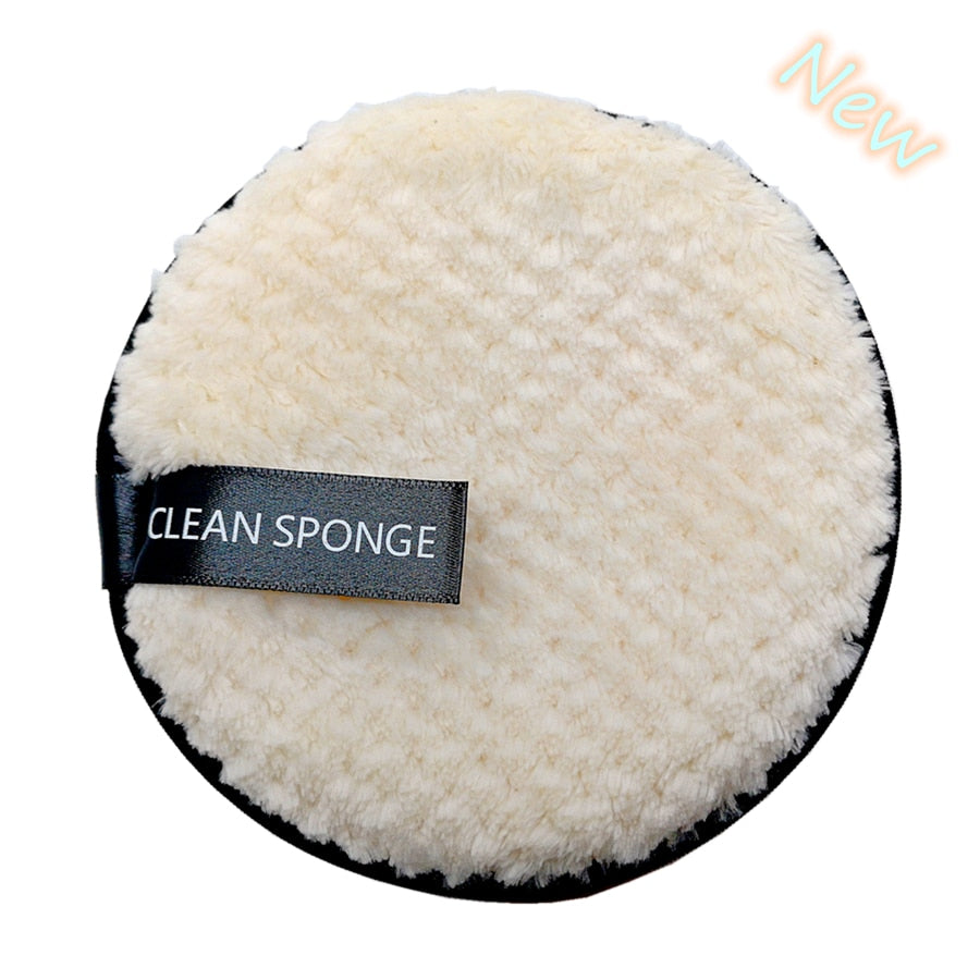 Reusable Makeup Remover Pads Cotton Wipes Microfiber Make Up Removal Sponge Cotton Cleaning Pads Tool