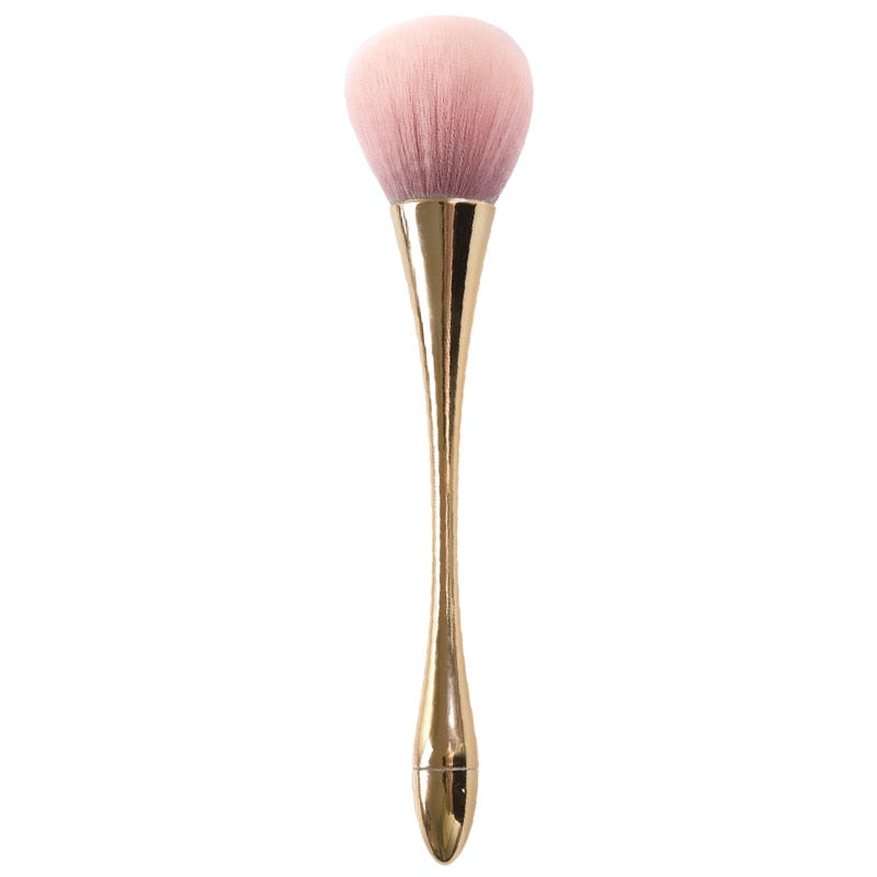 TSZS Popular Round Small Flower Nails Brush Nail Paint Gel Dust Cleaning Brushes Make Up Brush Nail Art Manicure Tool