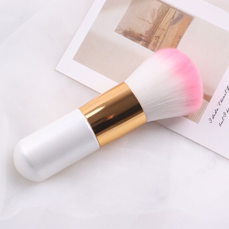 TSZS Popular Round Small Flower Nails Brush Nail Paint Gel Dust Cleaning Brushes Make Up Brush Nail Art Manicure Tool