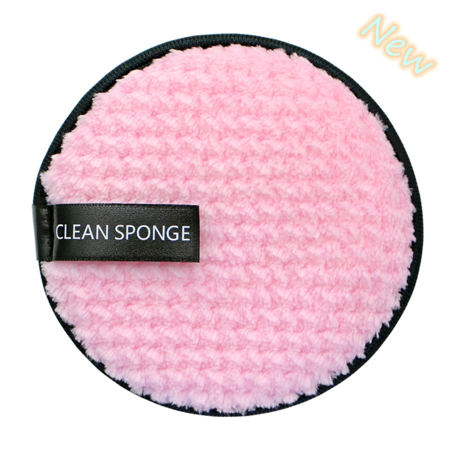 Reusable Makeup Remover Pads Cotton Wipes Microfiber Make Up Removal Sponge Cotton Cleaning Pads Tool