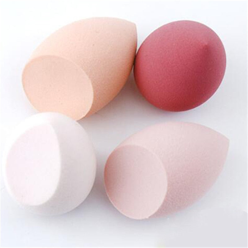 4pcs Makeup Blender Cosmetic Puff Makeup Sponge with Storage Box Foundation Powder Sponge Beauty Tool Women Make Up Accessories