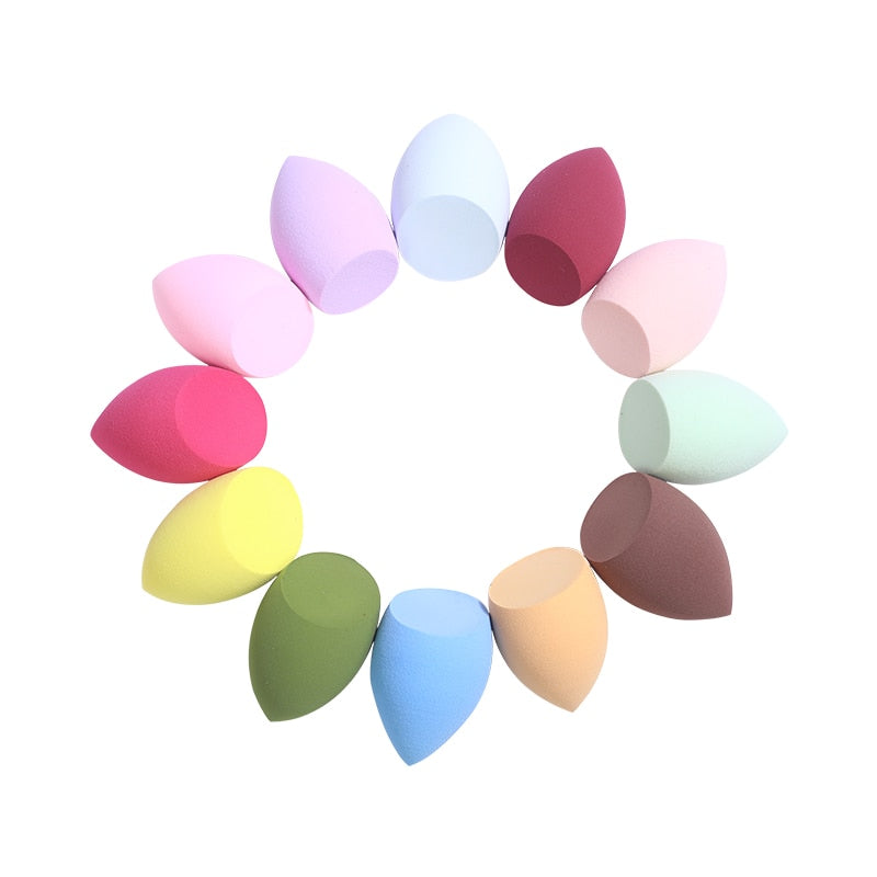 1Pc Cosmetic Puff Powder Smooth Women's Makeup Foundation Sponge Beauty Make Up Tools &amp; Accessories Water Drop Blending Shape