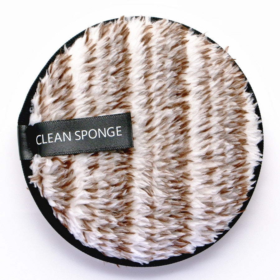 Reusable Makeup Remover Pads Cotton Wipes Microfiber Make Up Removal Sponge Cotton Cleaning Pads Tool
