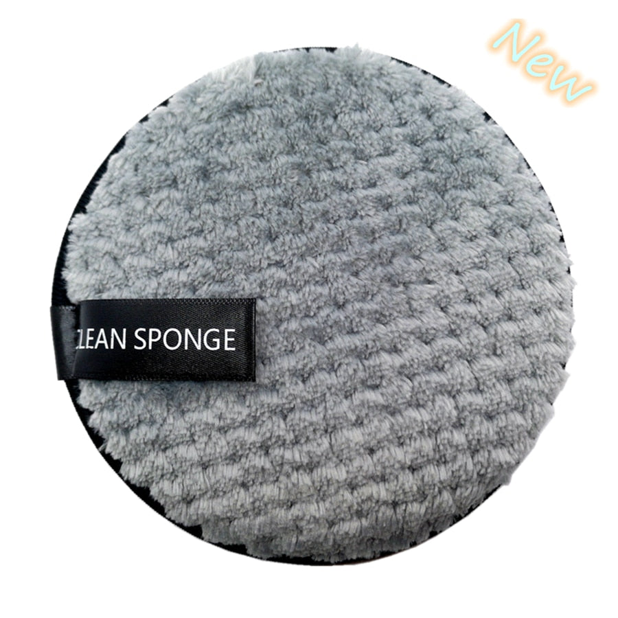 Reusable Makeup Remover Pads Cotton Wipes Microfiber Make Up Removal Sponge Cotton Cleaning Pads Tool
