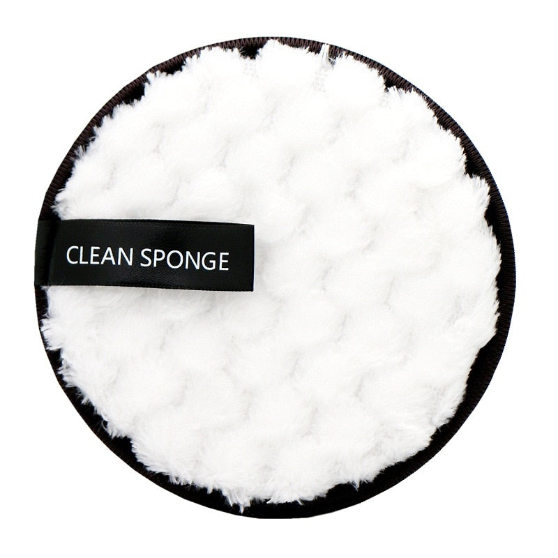 Reusable Makeup Remover Pads Cotton Wipes Microfiber Make Up Removal Sponge Cotton Cleaning Pads Tool