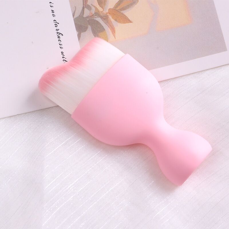 TSZS Popular Round Small Flower Nails Brush Nail Paint Gel Dust Cleaning Brushes Make Up Brush Nail Art Manicure Tool