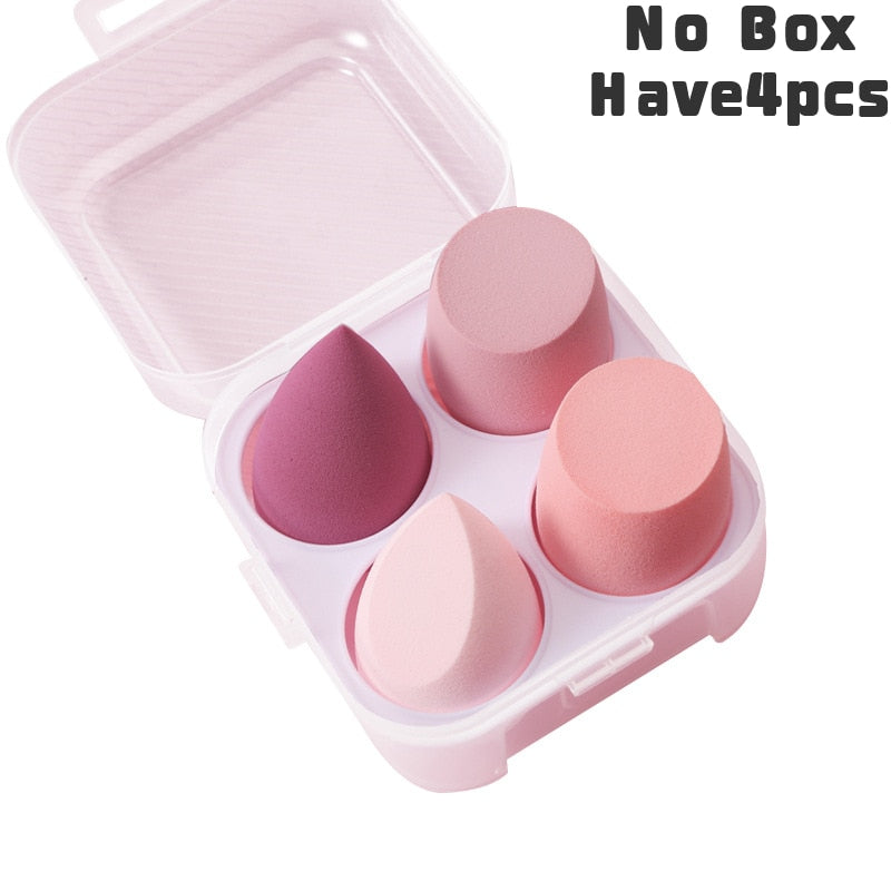 1-4Pcs Makeup Sponge Cosmetic Puff  Make Up Sponge Foundation Powder Professional Makeup Sponge Beauty Cosmetic Tool Accessories
