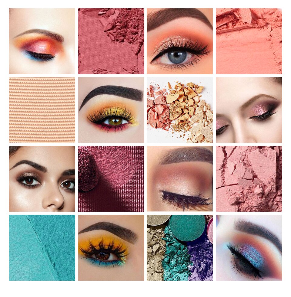 40 Colors Eye Shadow Plate Makeup Pigment Matte Luminous Eyeshadow Waterproof Glitter Shimmer Cosmetic EyeShadow Pallete Make Up