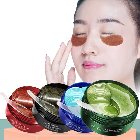 60Pcs Hydrating Moisturizing Eye Mask Dilution Dark Circle Eye Patches Anti-Aging Anti-Wrinkles Collagen Korean Cosmetics TSLM1