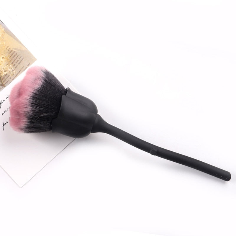 TSZS Popular Round Small Flower Nails Brush Nail Paint Gel Dust Cleaning Brushes Make Up Brush Nail Art Manicure Tool