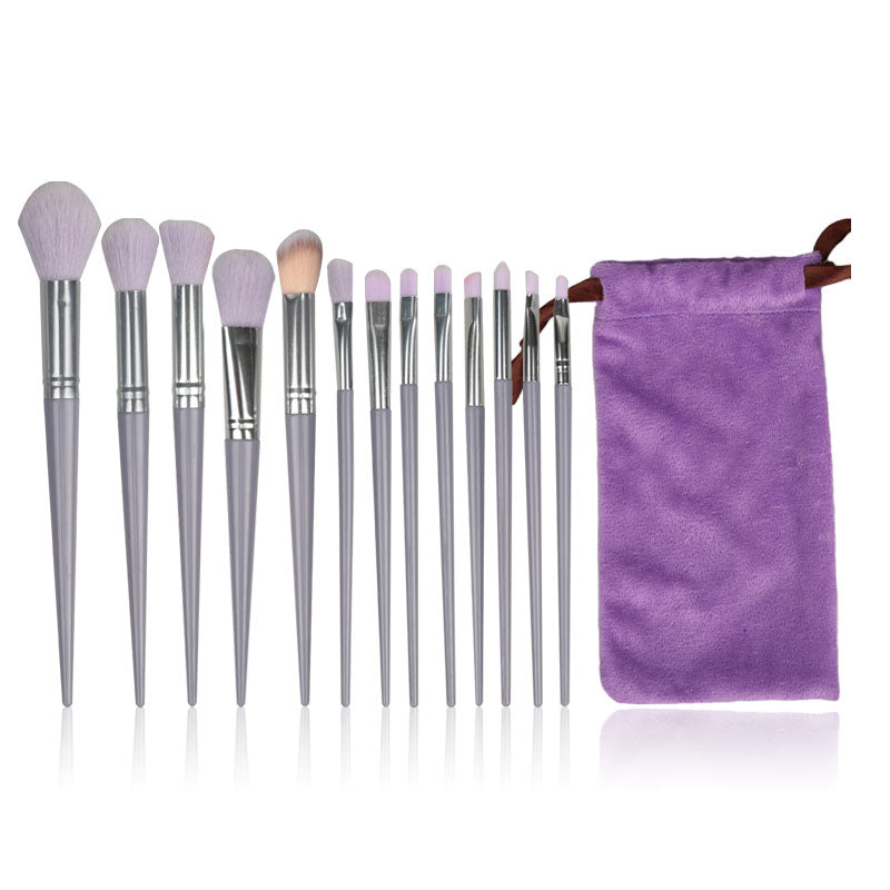 XJING 13pc Makeup Brushes Set Make Up Concealer Blush Cosmetic Powder Brush Eyeshadow Highlighter Foundation Brushes Beauty Tool