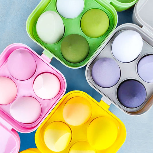 1-4Pcs Makeup Sponge Cosmetic Puff  Make Up Sponge Foundation Powder Professional Makeup Sponge Beauty Cosmetic Tool Accessories