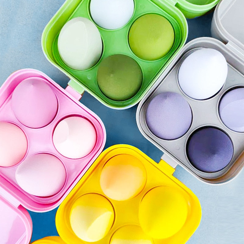 1-4Pcs Makeup Sponge Cosmetic Puff  Make Up Sponge Foundation Powder Professional Makeup Sponge Beauty Cosmetic Tool Accessories