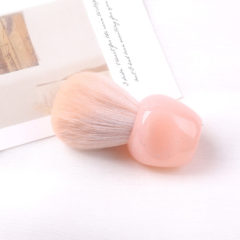 TSZS Popular Round Small Flower Nails Brush Nail Paint Gel Dust Cleaning Brushes Make Up Brush Nail Art Manicure Tool