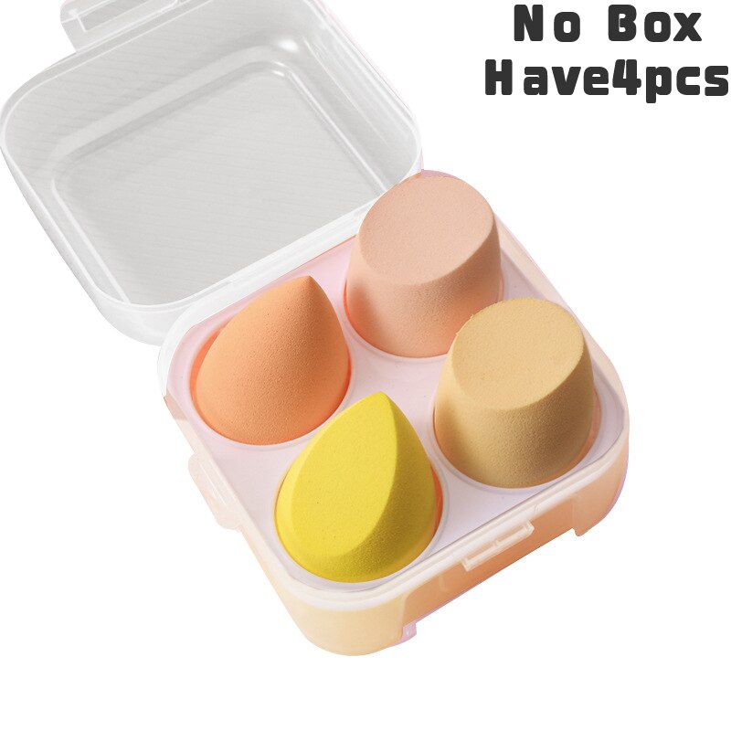 1-4Pcs Makeup Sponge Cosmetic Puff  Make Up Sponge Foundation Powder Professional Makeup Sponge Beauty Cosmetic Tool Accessories