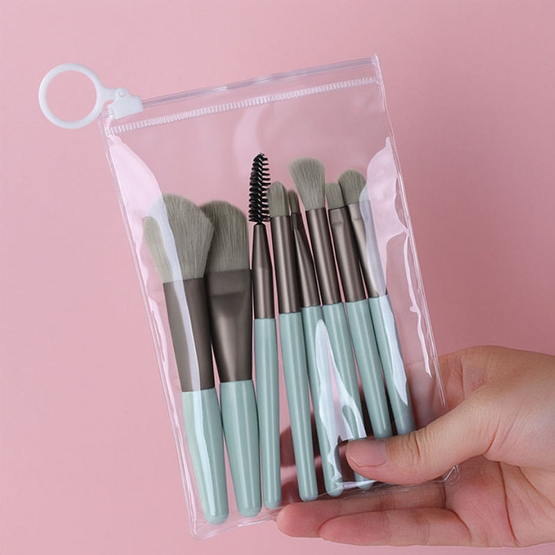 15pcs Makeup Brushes Professional Powder Foundation Eyeshadow Make Up Brush Set Synthetic Hair Colourful Makeup Brushes